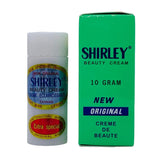 Shirley Original Beauty Cream 10g jar close-up highlighting compact packaging for daily use