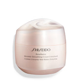 Shiseido Benefiance wrinkle-smoothing cream bottle shown for anti aging hydration.