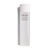 Shiseido Instant Eye and Lip Makeup Remover bottle showing dual-phase action for makeup removal