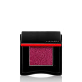 Shiseido POP PowderGel Eye Shadow Doki-Doki Red 18 swatch on lid for rich, even color.