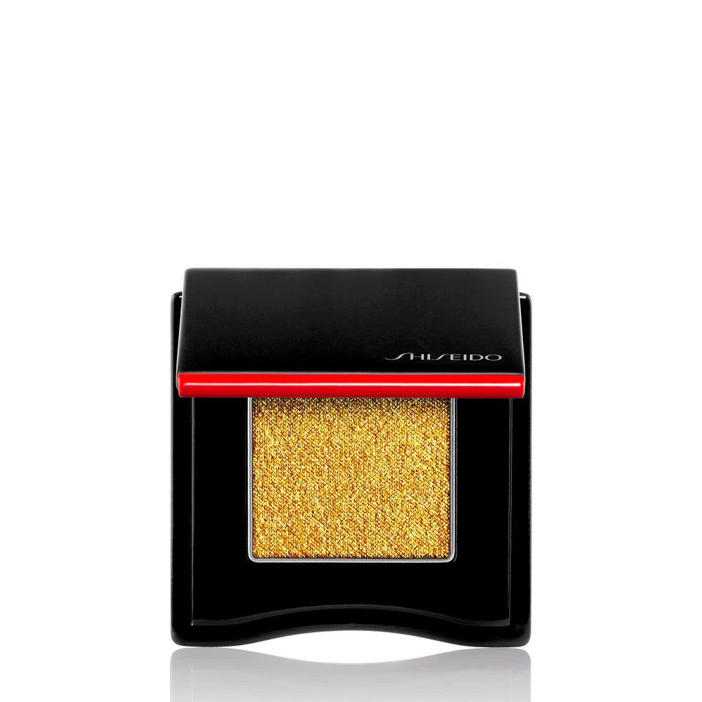 Shiseido POP PowderGel Eye Shadow Kan-Kan Gold 13 compact with weightless, crease-resistant color for day-to-night looks