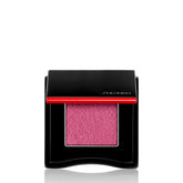 Shiseido POP PowderGel Eye Shadow Waku-Waku Pink swatch with vivid payoff and smooth application.