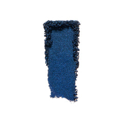 Shiseido POP PowderGel Shadow swatches in Zaa-Zaa Navy demonstrate vibrant weightless payoff.