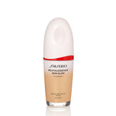Shiseido RevitalEssence Pine 320 bottle close-up showing glow-ready finish