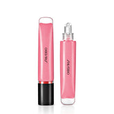 Shiseido Shimmer GelGloss Bare Pink 04 shows a crystal finish on lips for a mirror-like glow