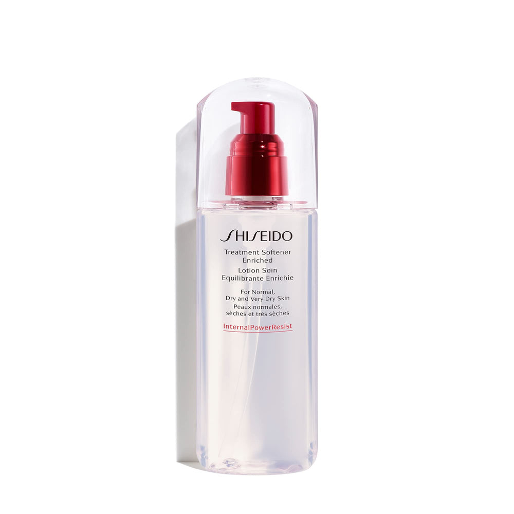 Shiseido Treatment Softener Enriched bottle for smoothing and hydrating skin.