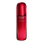 Shiseido Ultimune serum bottle closeup highlights premium packaging and smooth texture