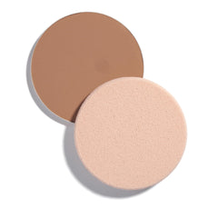 Shiseido UV Protective Compact Foundation refill in Dark Ivory with packaging, ready for travel touch-ups.