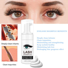 Shmian eyelash brush pack 50pcs for safe, precise cleansing