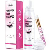 Shmian Whipped Lash Foam bottle delivers gentle, salon-grade cleansing for lash extensions