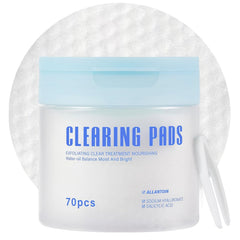 Shodu Salicylic Acid Toner Pad on face for refreshed skin and gentle cleansing