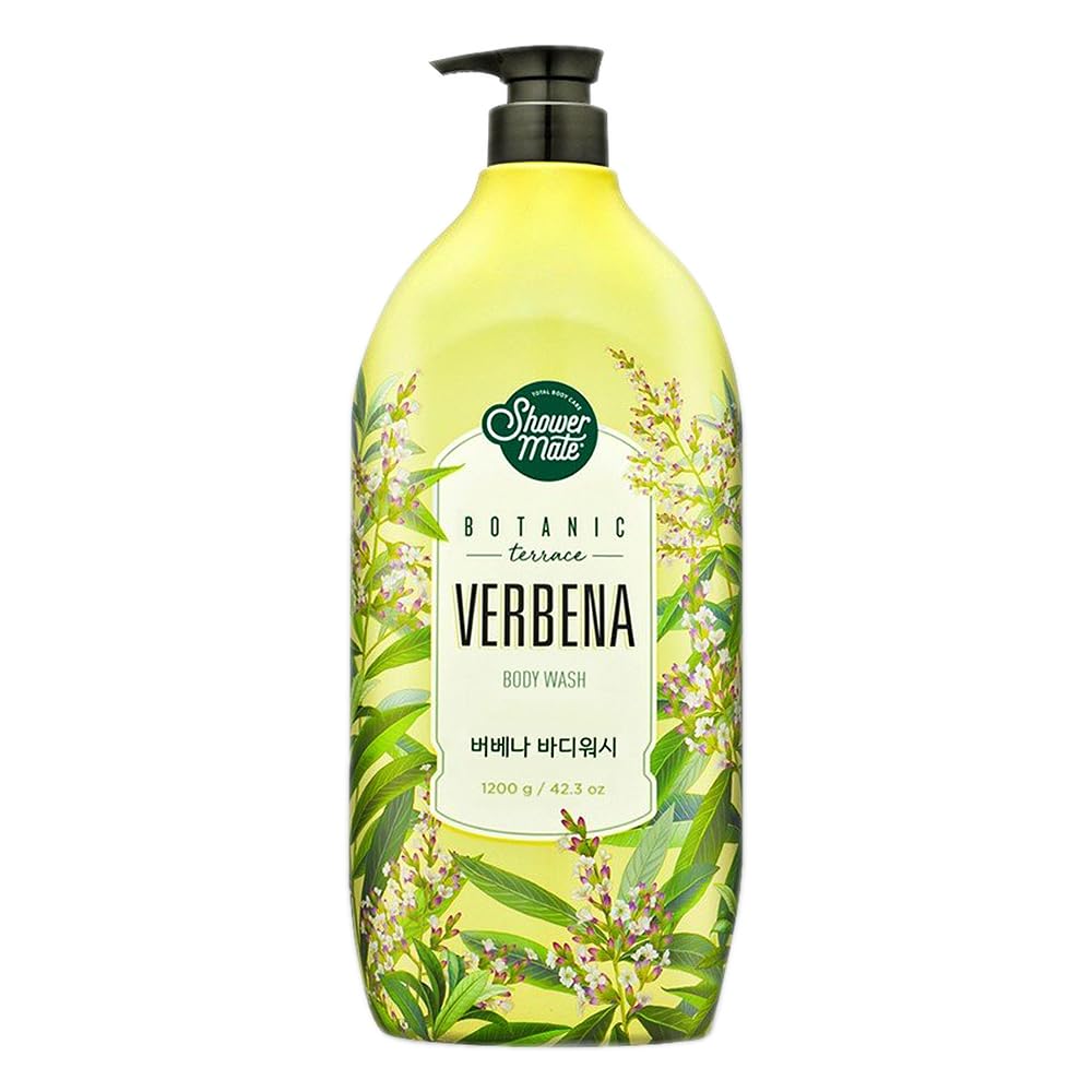 SHOWERMATE Botanic Body Wash Verbena bottle with refreshing verbena scent for a revitalizing shower