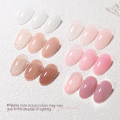 SHOYUM Jelly Gel bottle close-up highlighting translucent formula
