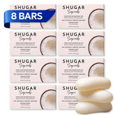 Shugar Soapworks Oatmeal & Coconut bar delivers rich lather for gentle cleansing.