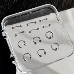 SHUXILIN goth punk nail art charms closeup shows texture and shine