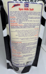 Siam Yoko Spa Milk Salt being used in bath for deep cleansing and softer skin.