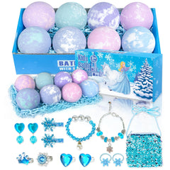 Siawoy bath bombs 8-pack in colorful gift box for kids