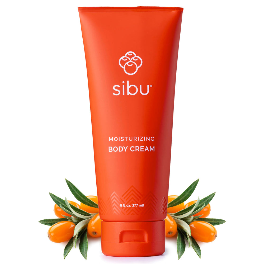 Sibu Moisturizing Body Cream tub for daily hydration and smooth skin.