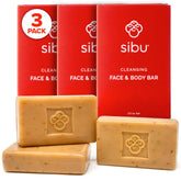 Sibu Sea Buckthorn Soap with citrus lather for gentle cleansing and refreshing skin.