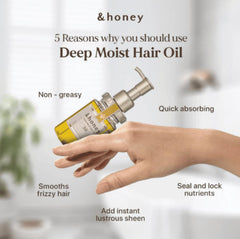 Sidefield &Honey Deep Moist Shampoo in bathroom scene for easy daily use