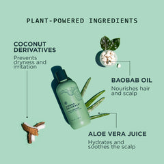 Sienna Naturals HAPI Shampoo hydrating-base keeps strands moisturized without weighing hair down