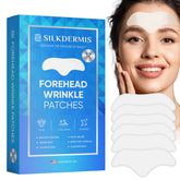 SILKDERMIS forehead wrinkle patches in box for convenient at home care.