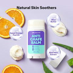 SilkySecret Anti-Chafing Stick ingredients include shea butter and aloe
