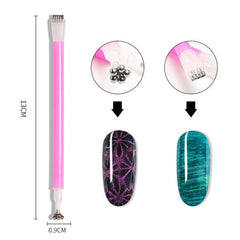 SILPECWEE cat eye magnets offer precise control during nail art.