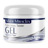 Silver Miracles Nano Silver Gel bottle for soothing wound care.