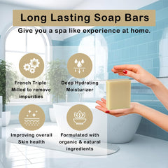 Simple Scents Australia coconut vanilla bar package display highlighting natural ingredients.