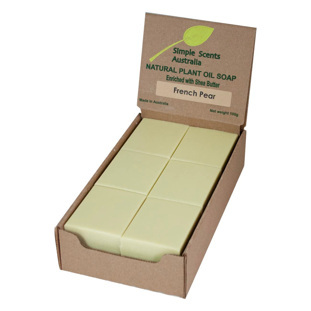 Simple Scents Australia French Pear soap bars pack for daily use.