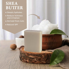 Simple Scents Australia goat milk soap bars botanical fragrance close-up.