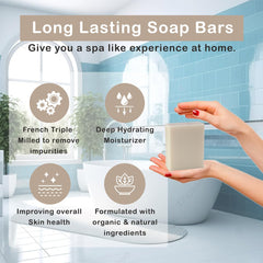 Simple Scents Australia goat milk soap bars with organic shea butter finish.