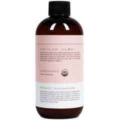 Simplified Skin Rose Water Mist application on skin for gentle refreshment.