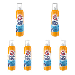 Simply Saline Wound Wash can demonstrating the pressurized spray for easy wound cleansing
