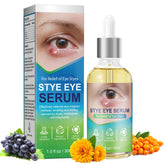 sinBron Stye Relief Serum bottle soothes irritated eyelids.