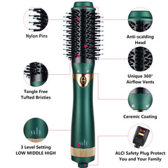 Sinperne 25mm curling brush for defined, bouncy curls.
