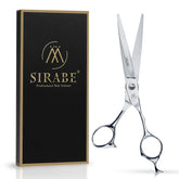 Sirabe high-end barber scissors with ultra sharp blades for precise cuts.