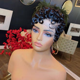 SisBroSis pixie cut lace front wig for everyday wear with natural silhouette