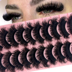 SISIYDY mink lashes dramatic 20mm for bold day or night looks.