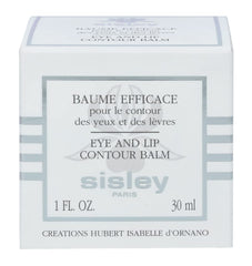 Application shot of Sisley balm smoothing lip and eye skin for comfort