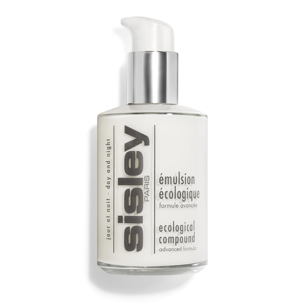 Sisley Paris Ecological Compound bottle front view promoting balanced, revitalized skin.