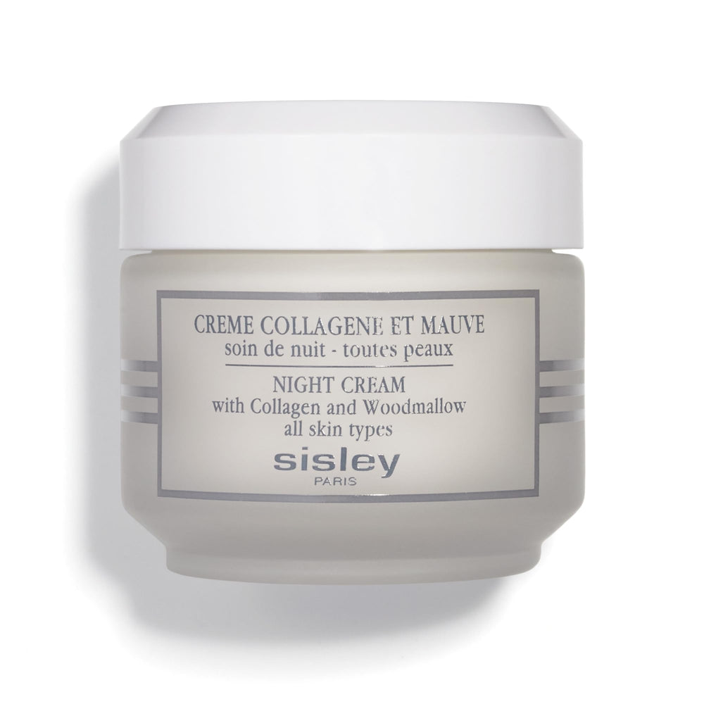 Sisley Paris night cream in a jar for overnight skin firming.