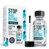 SISQUOC HEALTHCARE Stop Nail Biting bottle highlights a clear deterrent polish for better nail habits.