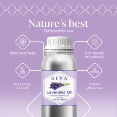Siva Lavender essential oil diffuser illustrating easy aromatherapy for a relaxing home.