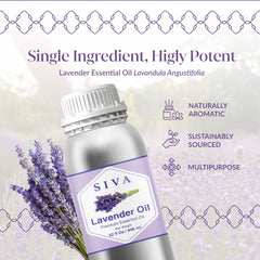 Siva Lavender oil skincare application demonstrating dilution for daily use.