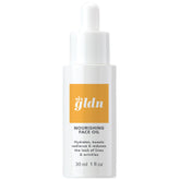 Six Gldn Nourishing Face Oil bottle pour showing silky hydration with no greasy finish