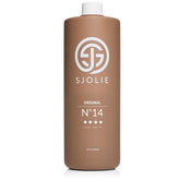SJOLIE Sunless No.14 bottle pour showing even, bronze-ready formula