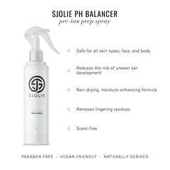 Spray nozzle disperses SJOLIE pH Balancer for even color.