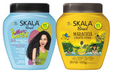SKALA Hair Type 3ABC bottle closeup highlighting hydration for curly hair and frizz control.